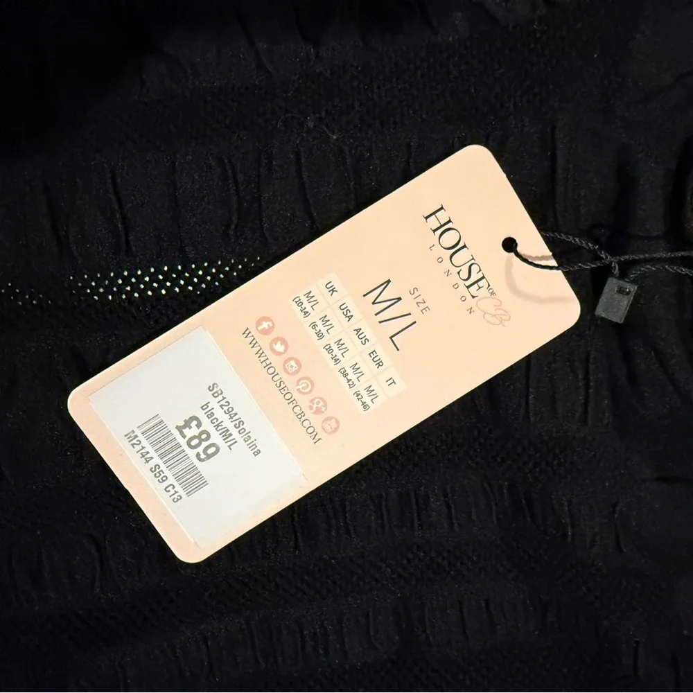 House of CB London Black Dress - NWT - M/L - Picture 5 of 10
